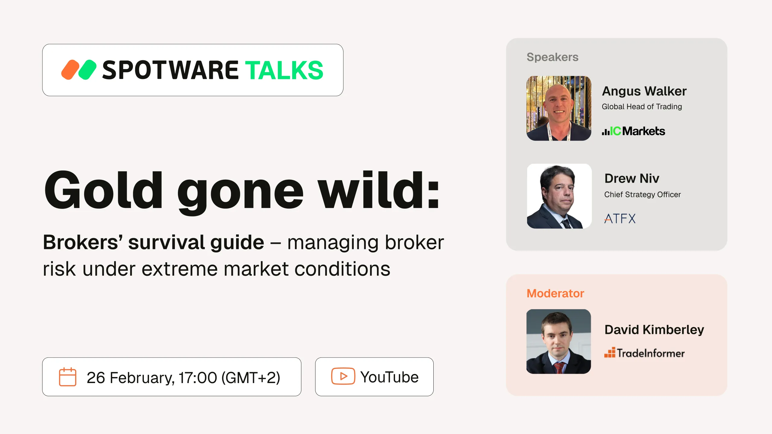 Introducing "Spotware talks" panel discussion series