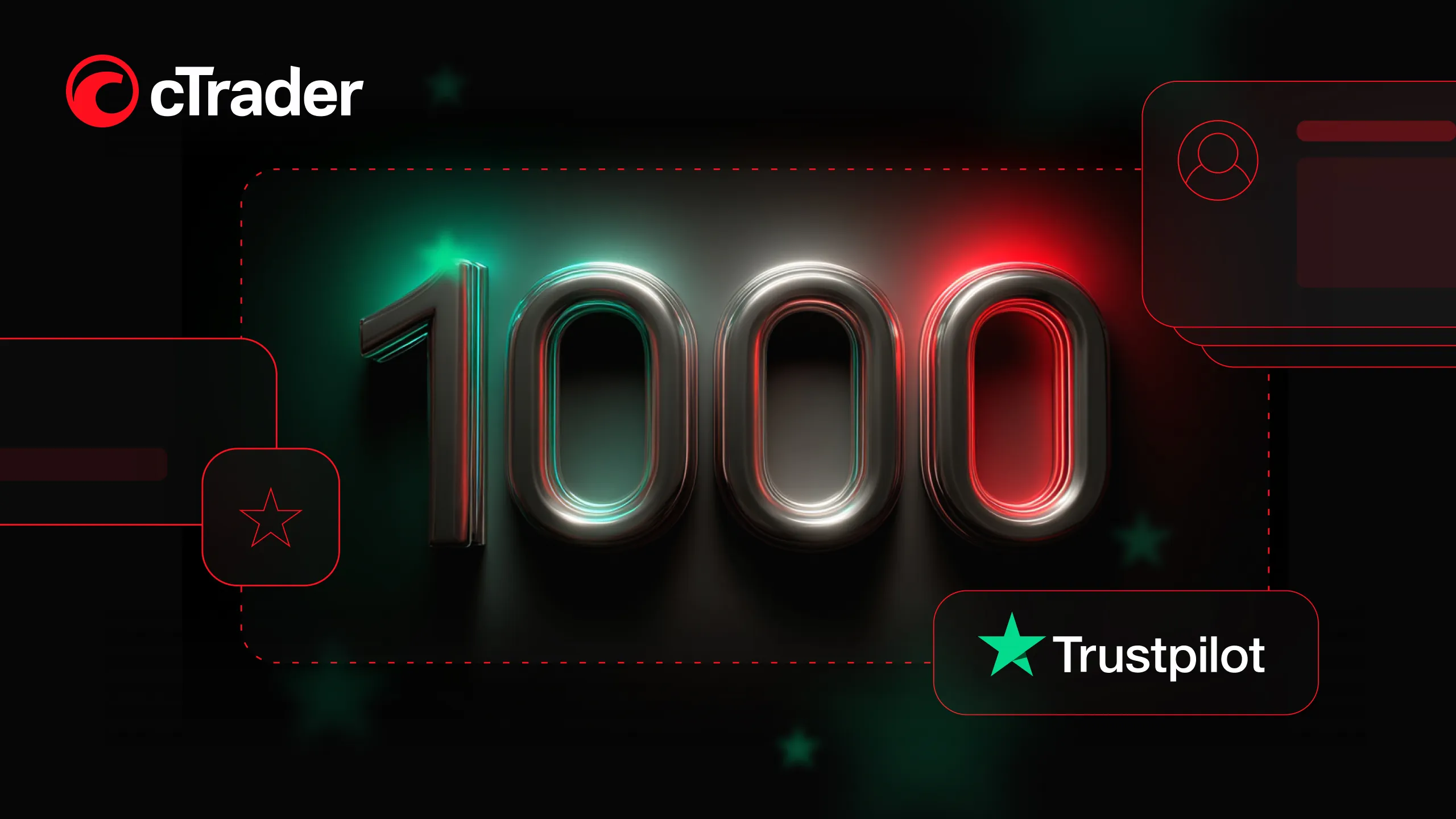 cTrader reaches 1,000 Trustpilot reviews from traders worldwide