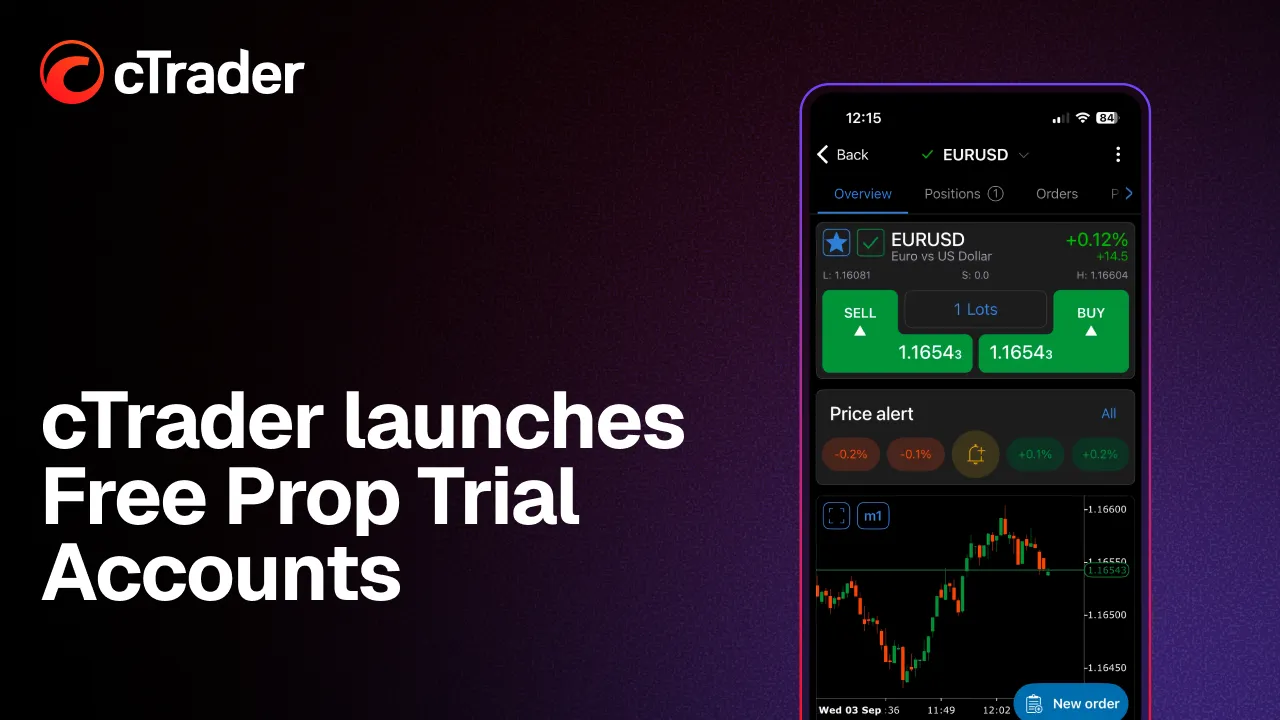 cTrader 推出免费自营试用账户用于比赛 - 现已向所有自营公司开放